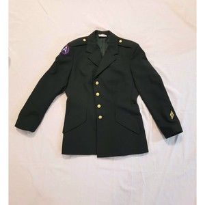 DEROSSI & SON  Women's Army Coat Classic Design AG-489, Green Size Code 14 MP